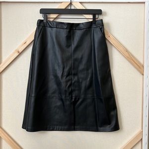 A New Day Faux Leather Skirt